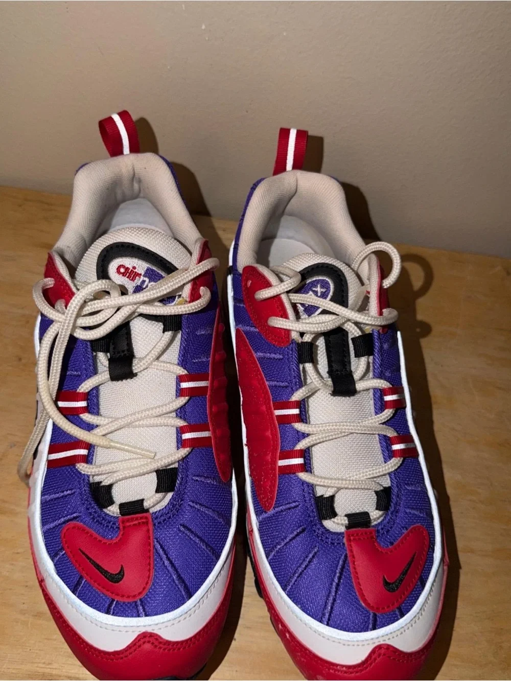 Nike  Purple and Red Athletic Sneakers